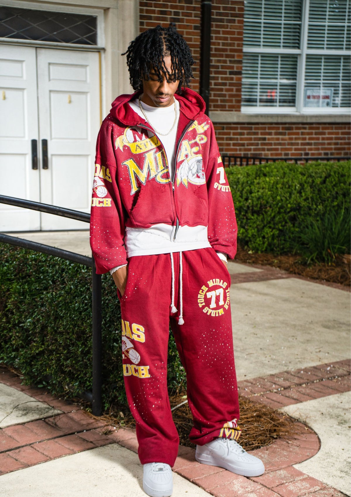 Crimson Legacy Sweatpants comfortable statement joggers