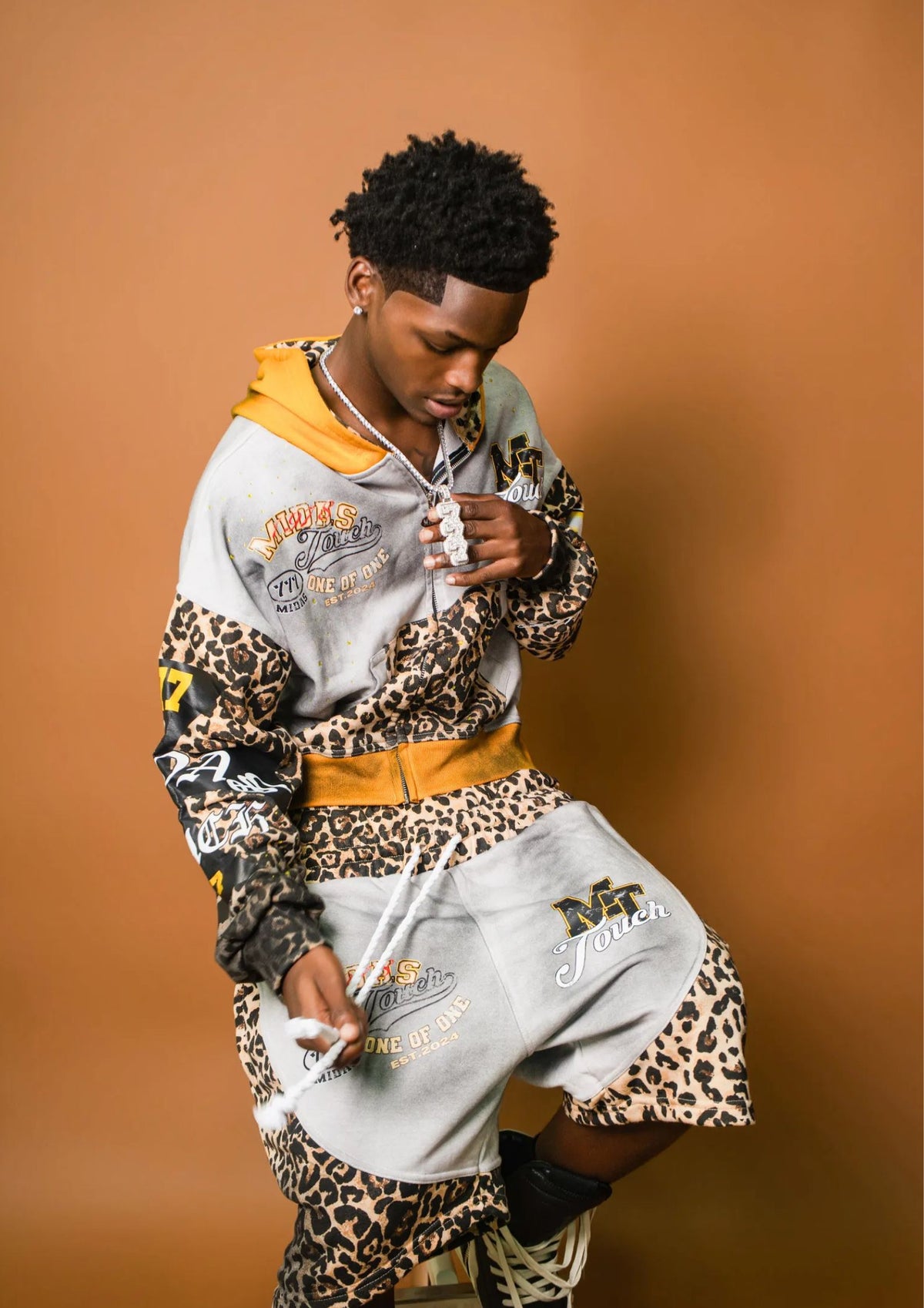 Gilded Safari Bottoms elegant statement trousers