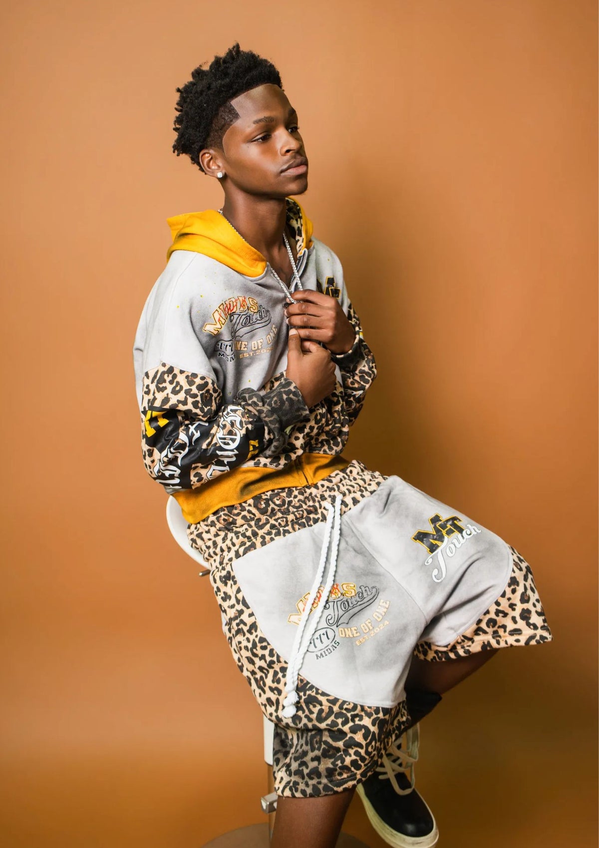 Gilded Safari Set elegant matching two piece outfit