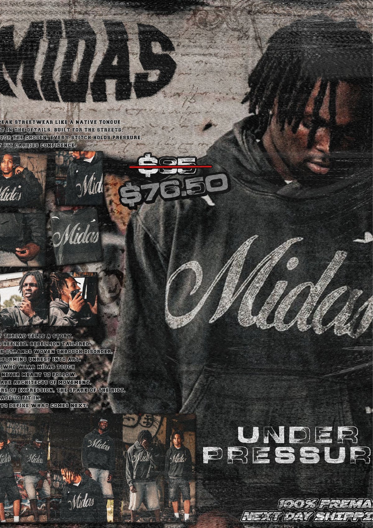 Under Pressure premium fashion piece